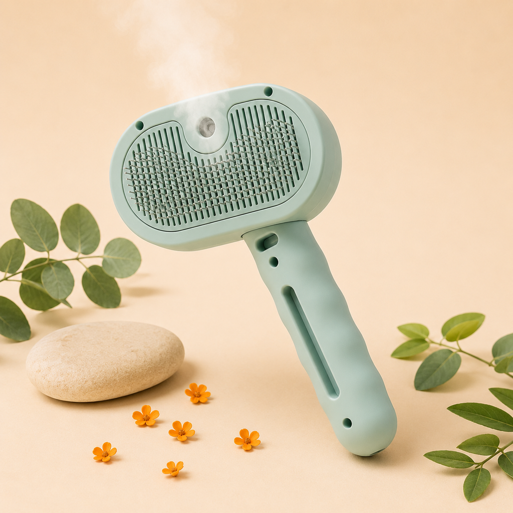 Steam Grooming Brush for Dogs