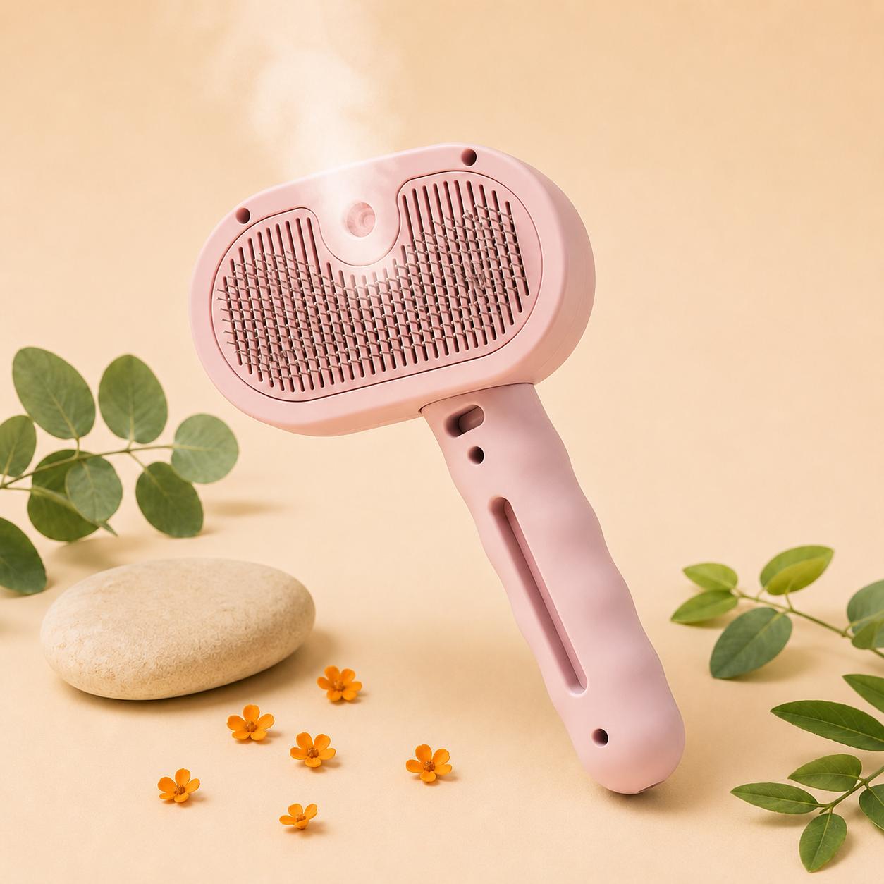 Steam Grooming Brush for Dogs