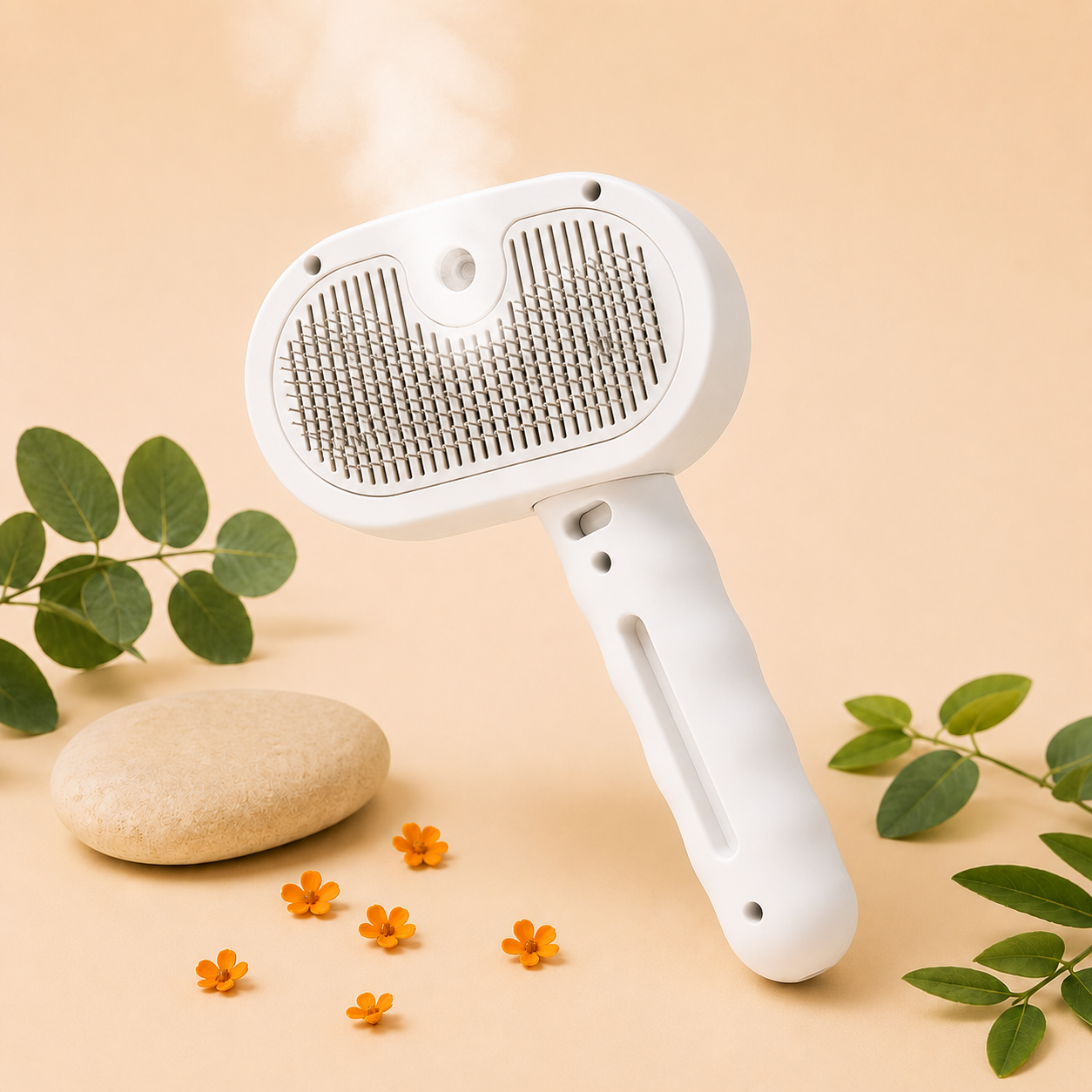 Steam Grooming Brush for Dogs