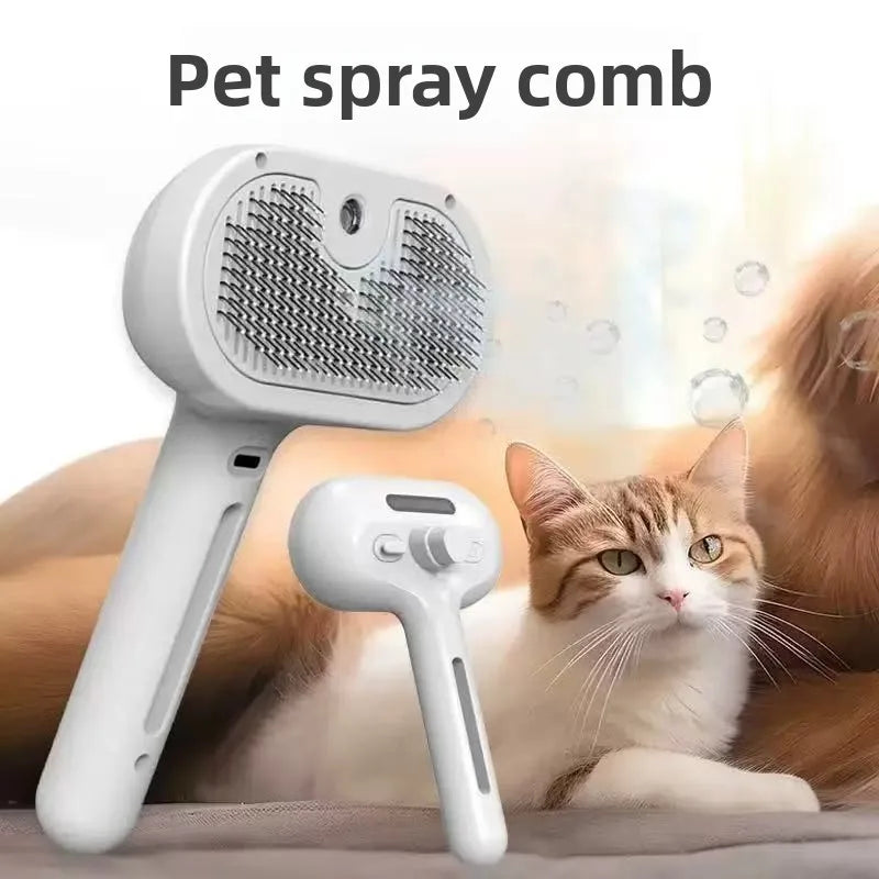 Steam Spray Dog Grooming Brush Unique Steam Brush For Dogs Luxury Grooming Brush Dog Steam Brush