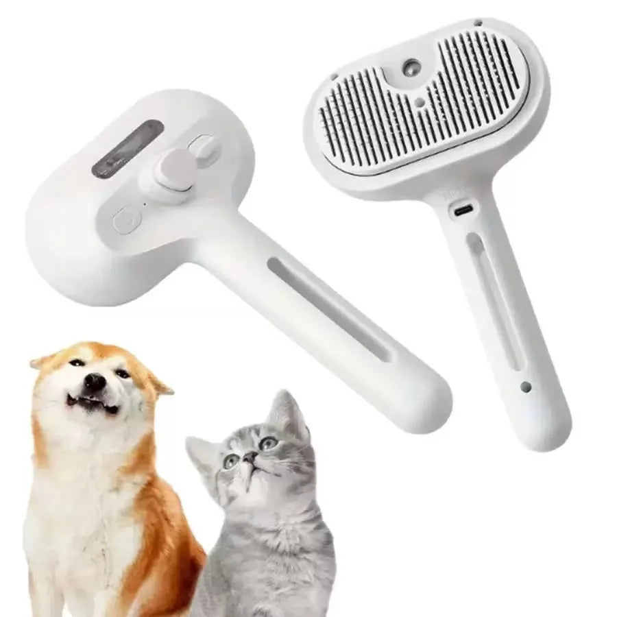 Steam Spray Dog Grooming Brush Unique Steam Brush For Dogs Luxury Grooming Brush Dog Steam Brush