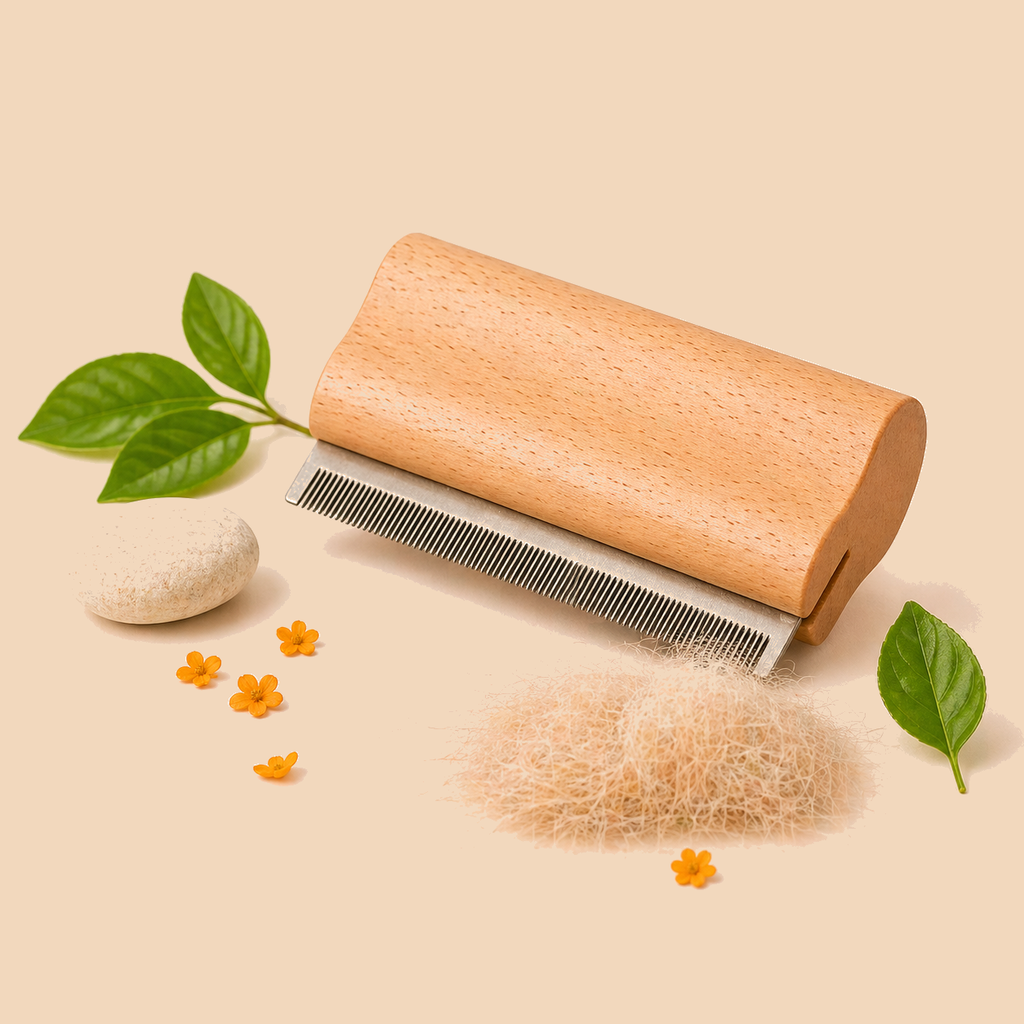 Pet Deshedding Brush for Dogs & Cats