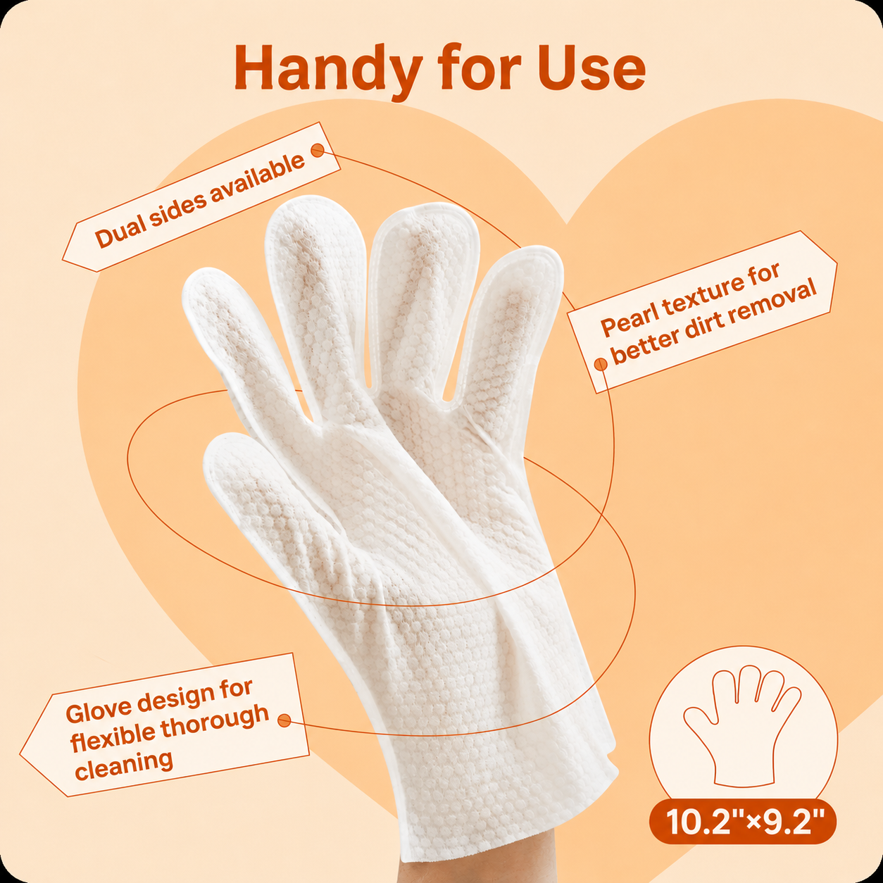 Deodorizing Glove Wipes for Dogs & Cats - Waterless Bath Alternative