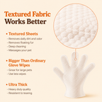 Deodorizing Glove Wipes for Dogs & Cats - Waterless Bath Alternative