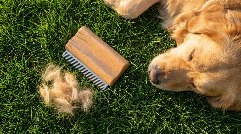 How to deshed your dog without scaring them