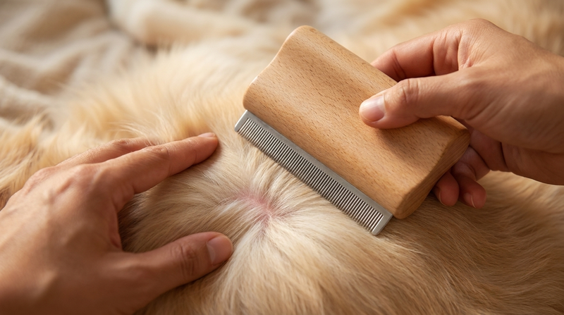 Brush burn is real: grooming dogs with sensitive skin