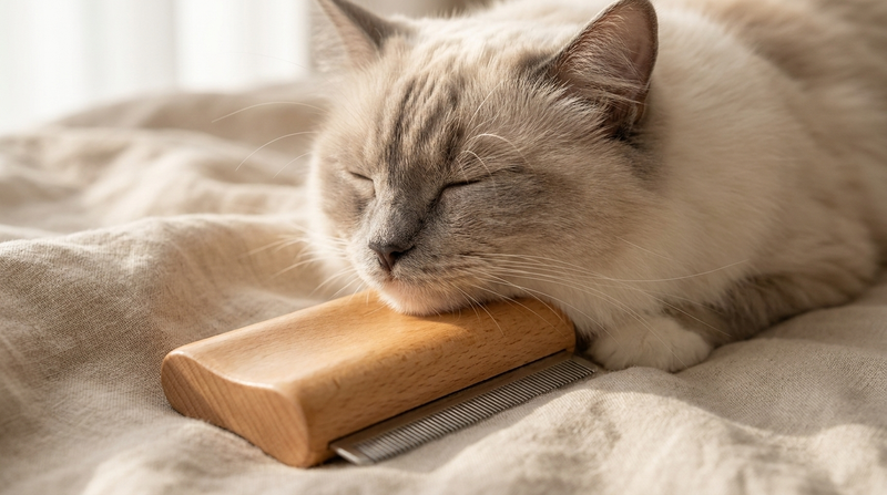 Gentle grooming routines for senior dogs and cats